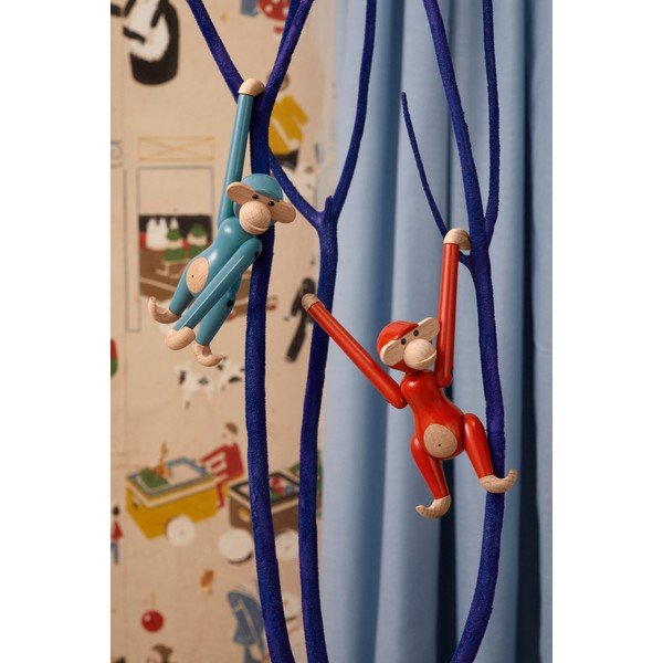 Kipec iz masivnega lesa (višina 9,5 cm) Monkey Mini – Kay Bojesen Denmark-image-1