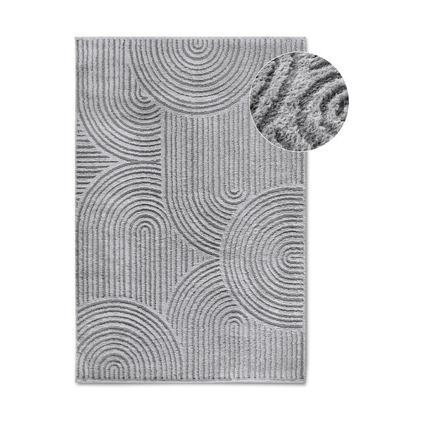 Siva preproga 200x280 cm Chappe Light Grey – Elle Decoration