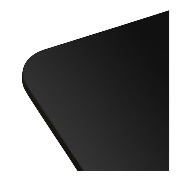 Črna jedilna miza s črno mizno ploščo 80x120 cm – Casa Selección-image-2