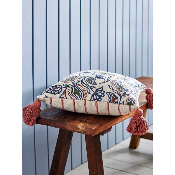 Okrasna blazina iz recikliranega bombaža 45x45 cm Paisley – Bloomingville-image-1