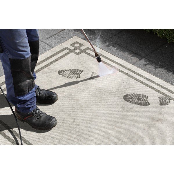 Sivo-krem zunanja preproga NORTHRUGS Manito, 200 x 290 cm-image-3
