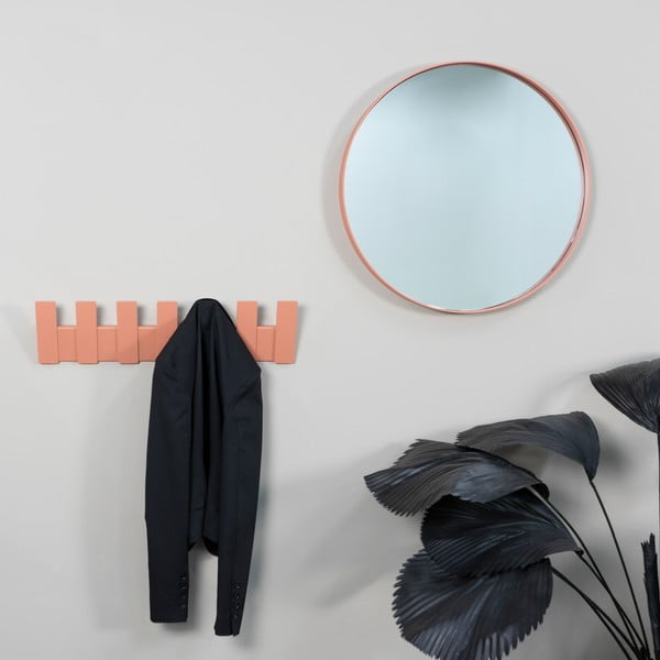 Rožnato-oranžen kovinski stenski obešalnik 64 cm Angle – Spinder Design-image-4