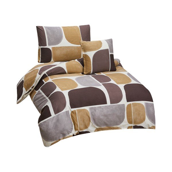 Enojna 3-delna posteljnina iz mikrosatena 140x200 cm Pablo – My House