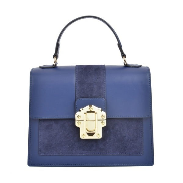 Modra usnjena torbica Isabella Rhea Misso