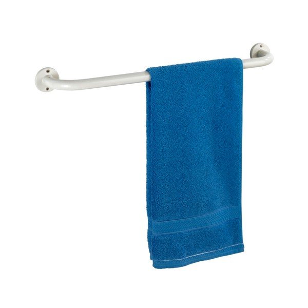 Belo stensko držalo za brisače Wenko Basic, 60 cm-image-3