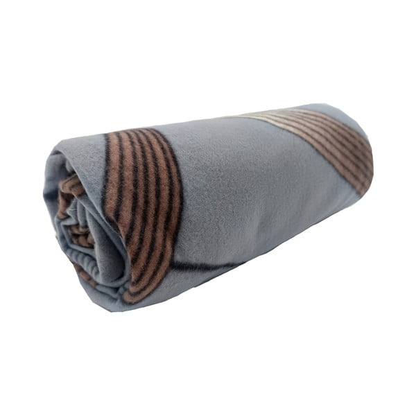 Siva odeja iz flisa 150x200 cm Gold Ribbon – JAHU collections