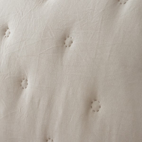 Kremno belo prešito pregrinjalo iz sherpa flisa 220x230 cm Cosy Nori – Catherine Lansfield-image-3