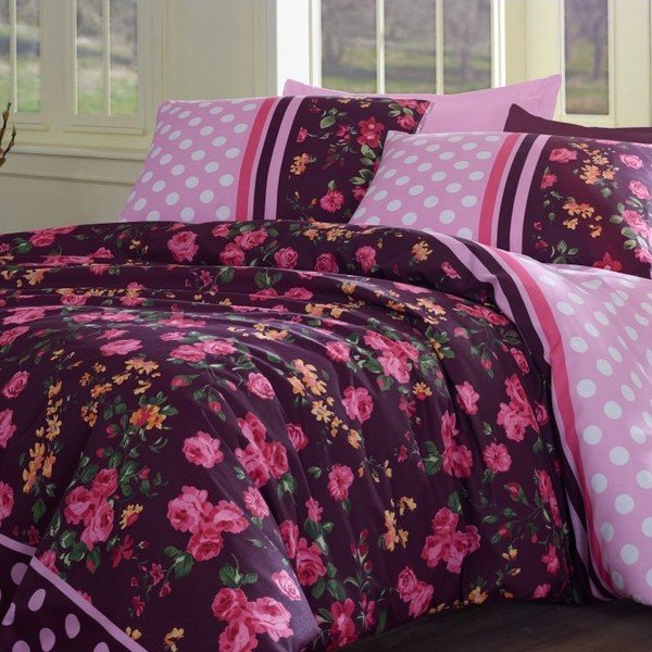 Vključeno platno Jardin De Rose Pink, 200x220 cm