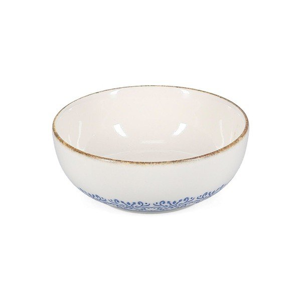 Bela/modra porcelanasta skledica za juho 710 ml Azul – BonBistro