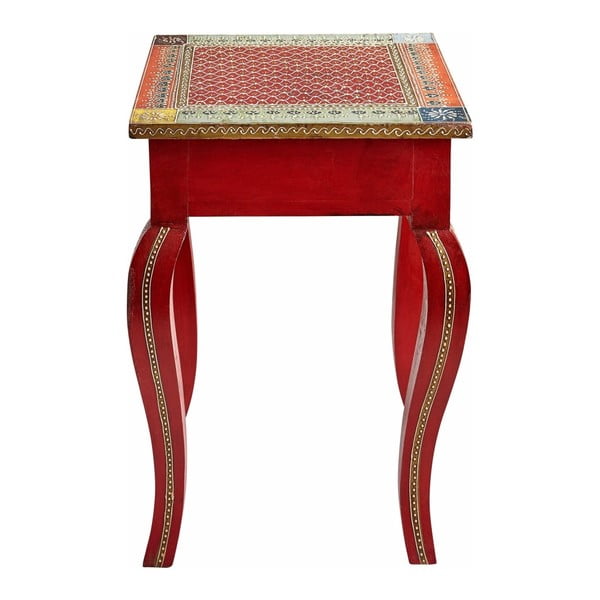 Stranska mizica iz rdečega mangovega lesa Støraa Vito-image-1