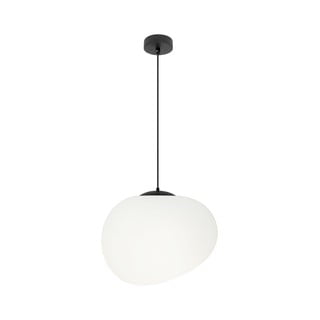 Črno-bela viseča svetilka ø 25 cm Stones – Candellux Lighting