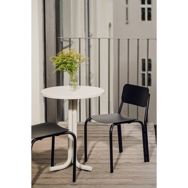 Črn kovinski vrtni stol Kei – noo.ma-image-1