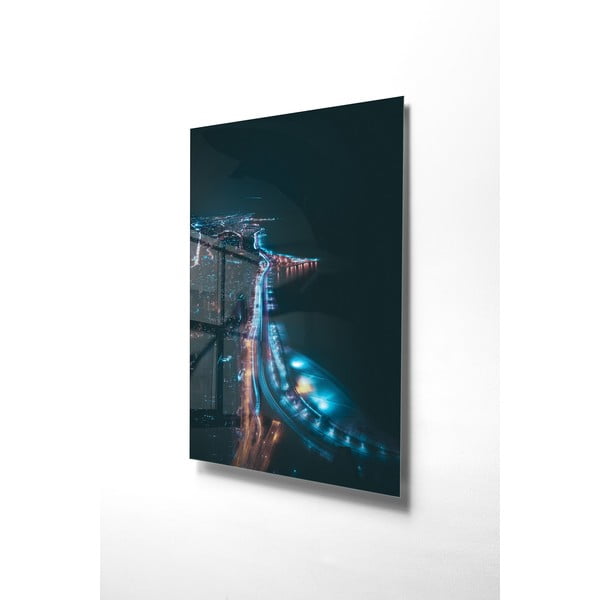 Steklena slika 50x70 cm Night Way – Wallity-image-3