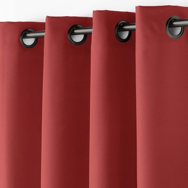 Rdeča zavesa 140x180 cm Essentiel – douceur d'intérieur-image-2
