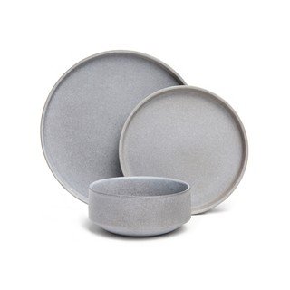 18-delni set sive lončene posode Bonami Selection Malia