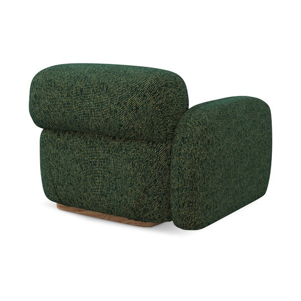 Temno zelen modul za sedežno garnituro (levi kot) Ailani – Makamii-image-4