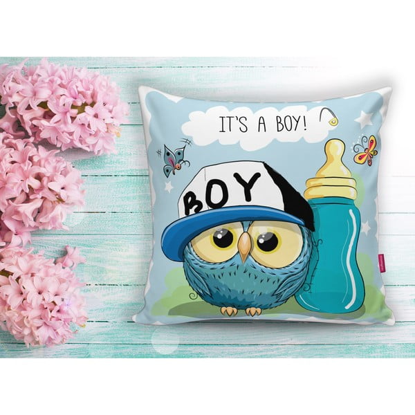 Otroška blazina 43x43 cm Boy Owl – Mila Home-image-2