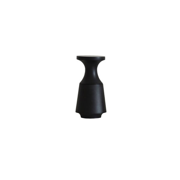 Črn mlinček za začimbe iz hrastovega lesa Wireworks Kiki