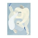 Plakat 50x70 cm Hold You - Blue – Sofia Lind – The Poster Club