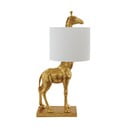 Namizna svetilka v zlati barvi s tekstilnim senčilom (višina 70 cm) Silas – Bloomingville