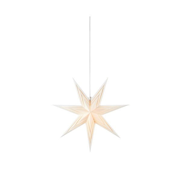 Bela viseča božična svetlobna dekoracija ø 70 cm Sombra – Markslöjd
