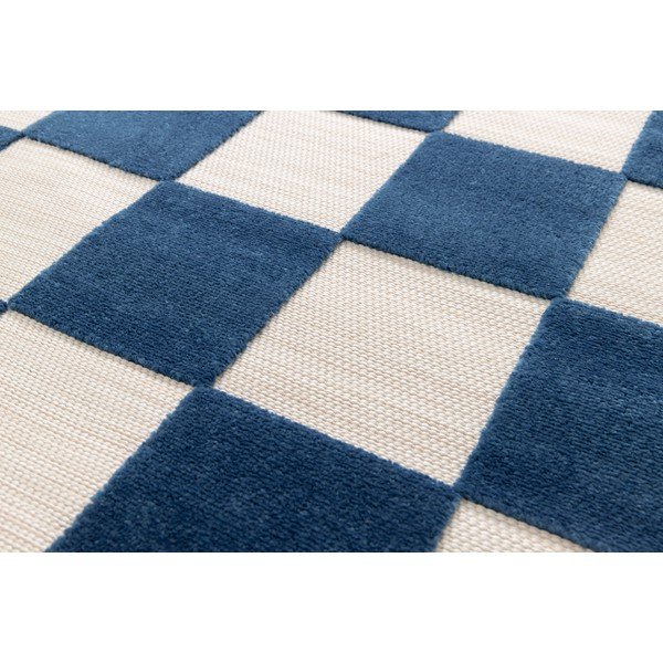 Modra/kremno bela notranja in zunanja preproga 160x230 cm Cuadros – Universal-image-3
