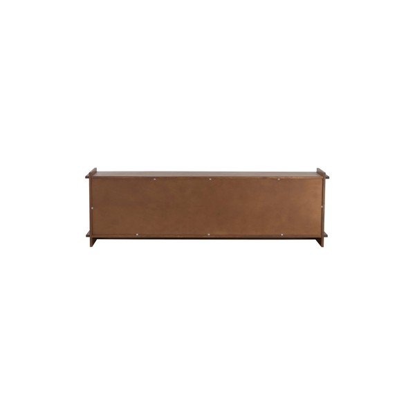 Regal iz masivnega bora v temni naravni barvi 193x60x40 cm Apelvik – Jotex-image-3