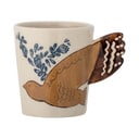 Kremno bela lončena skodelica 260 ml Hezha – Bloomingville