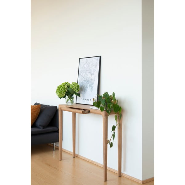 Stranska mizica iz masivnega hrasta 12x110 cm Heart'n'Soul – UMAGE-image-3