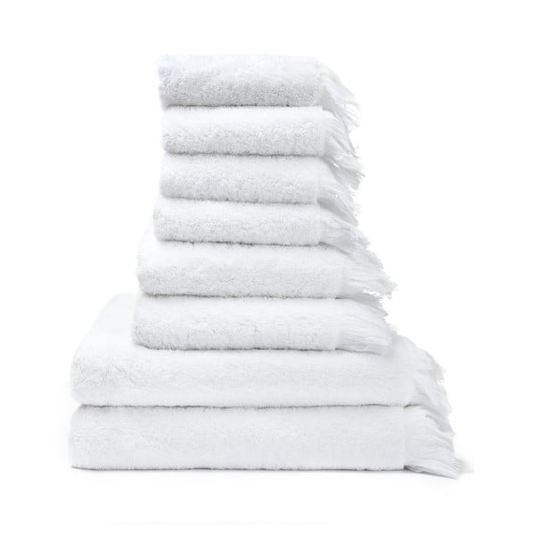 8-delni komplet belih brisač iz 100-odstotnega bombaža Bonami Selection