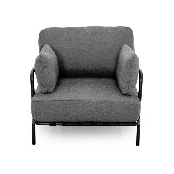 Temno siv oblazinjen vrtni fotelj Salve – Sit Sit-image-2