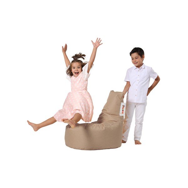 Bež otroška vreča za sedenje Baton – Floriane Garden-image-2