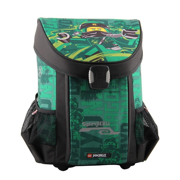 Zeleno-črna šolska torba LEGO® Ninjago Energy Easy