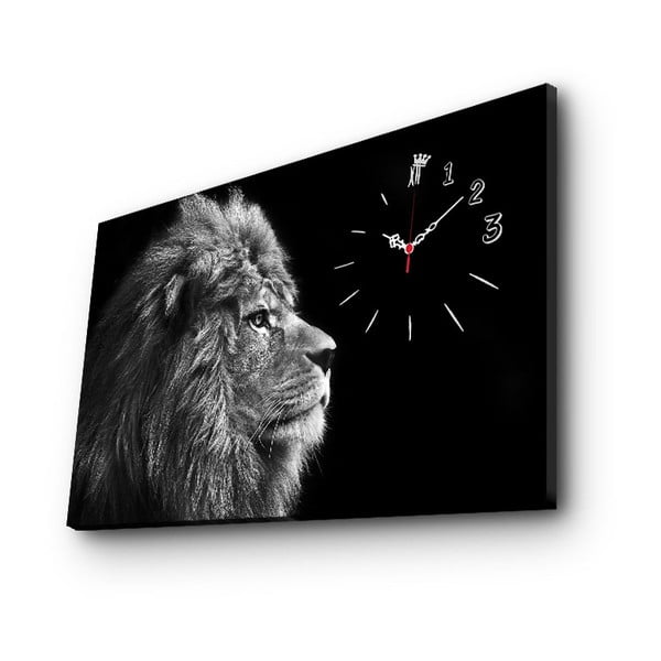 Slika z uro Lion, 45 x 70 cm