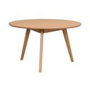 Okrogla mizica v hrastovem dekorju  90x90 cm Yumi - Rowico