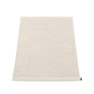 Kremno bela notranja in zunanja preproga 60x85 cm Mono Linen Vanilla – Pappelina