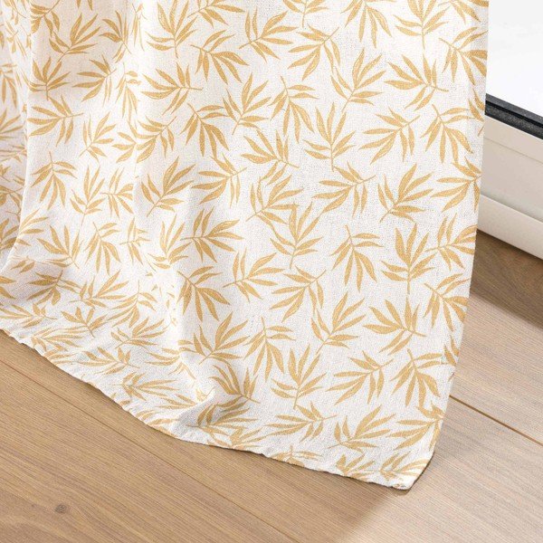 Rumeno-bela zavesa 140x240 cm Maddy – douceur d'intérieur-image-4