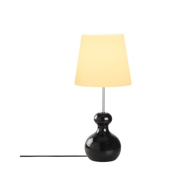 Lesena namizna svetilka v črni barvi Opviq lights Mallina-image-1