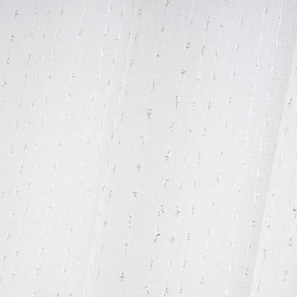 Bela prosojna zavesa 140x260 cm Vertical Thread – Casa Selección-image-3