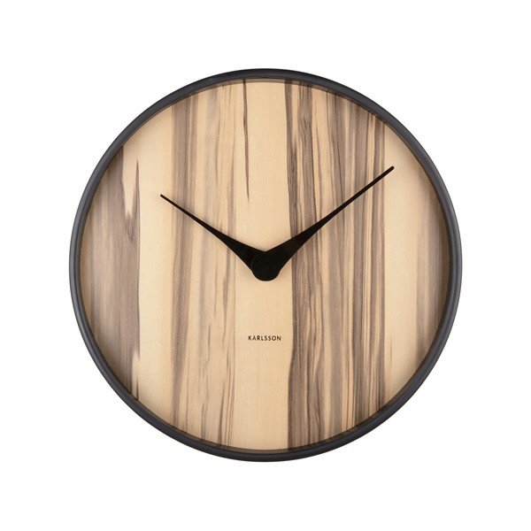 Stenska ura ø 40 cm  Wood Melange – Karlsson-image-2