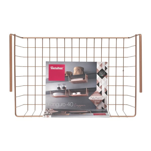Dodatna polica v bakreni barvi Metaltex-image-4