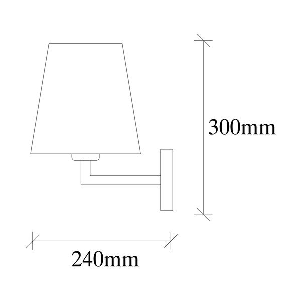 Bež/v zlati barvi stenska svetilka ø 18 cm Profil – Opviq lights-image-4
