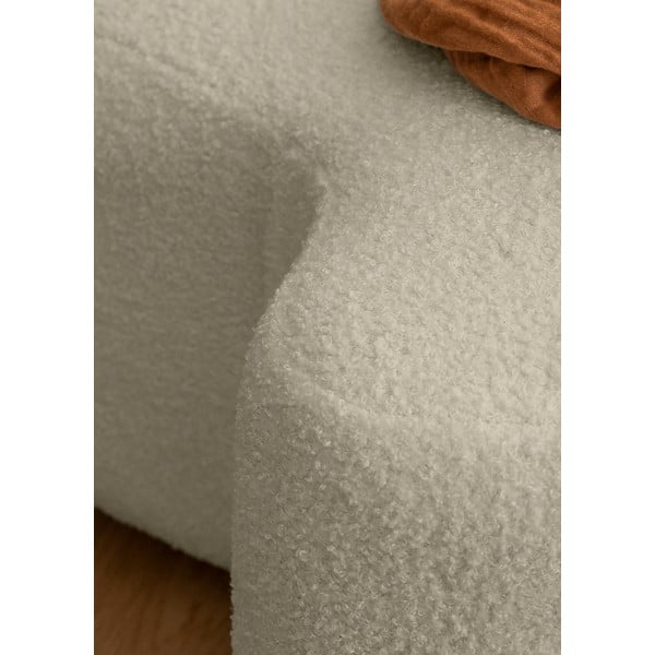 Bež tabure iz tkanine bouclé Miuf – Miuform-image-4