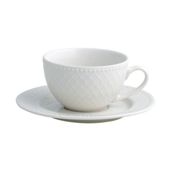 Komplet 2 skodelic in krožnikov Brandani Burlesque, 200 ml