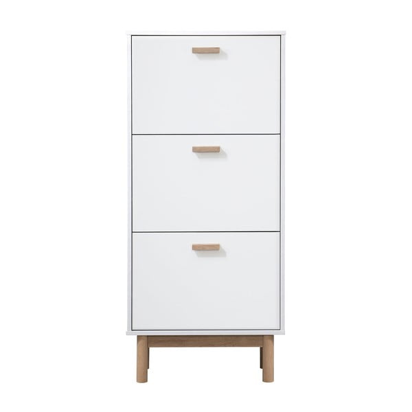 Bela preklopna omarica za čevlje Melanie – Støraa-image-2