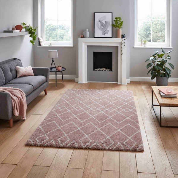 Rožnata preproga 160x220 cm Royal Nomadic – Think Rugs-image-1