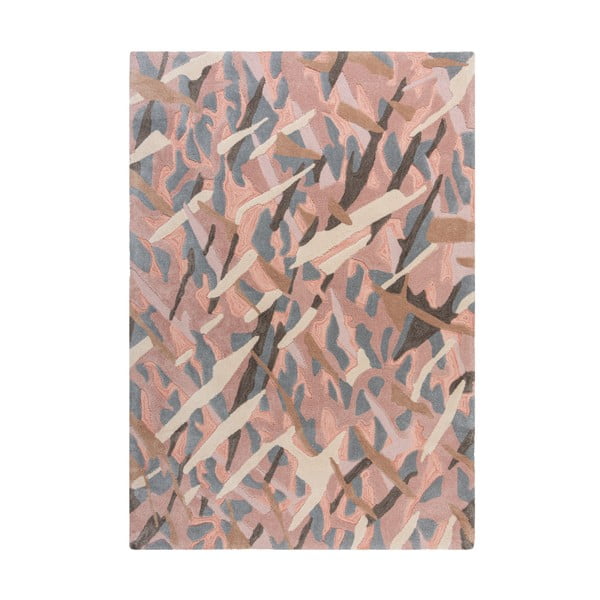 Sivo-roza preproga Flair Rugs Bark, 120 x 170 cm