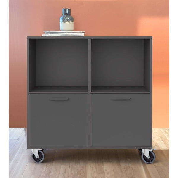 Črna mobilna komoda Hammel Keep-image-1