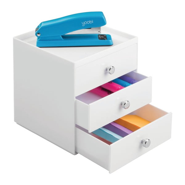 Bel organizator s 3 predali iDesign, višina 18 cm-image-1