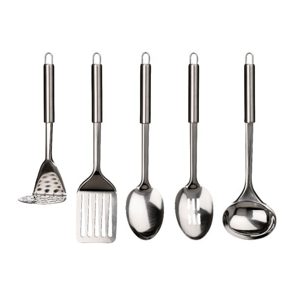 Komplet 5 kuhinjskih orodij iz nerjavečega jekla Premier Housewares